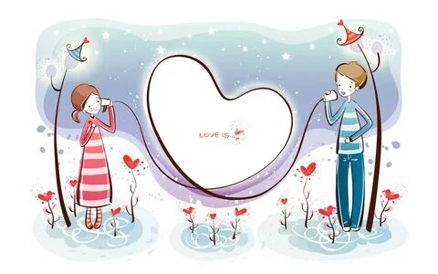 Cartoon Valentines Day Wallpaper (62+ images)