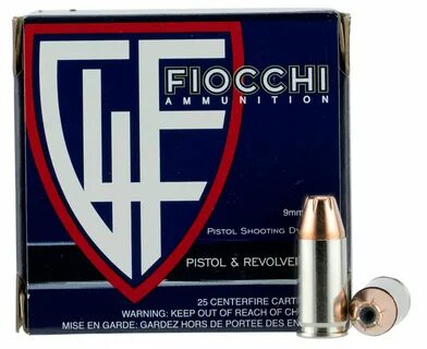 Fiocchi Extrema 9mm Luger 124 gr XTP Hollow Point Box of 25