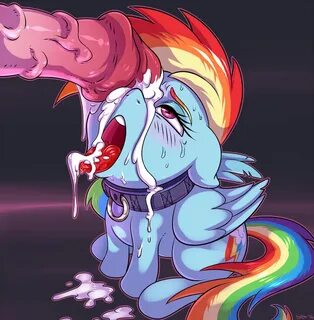 pony, blowjob, blushing, chibi, cock worship, collar, cum, cum in mouth, cu...