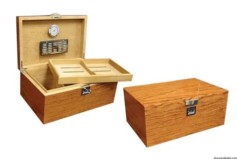 The Princeton Ebony 130 Cigar Humidor Case with Humidifier & Hygrometer...