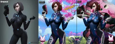 Overwatch - 3D D.VA (Gantz Anzu) by GoldenFurryOfficial on D