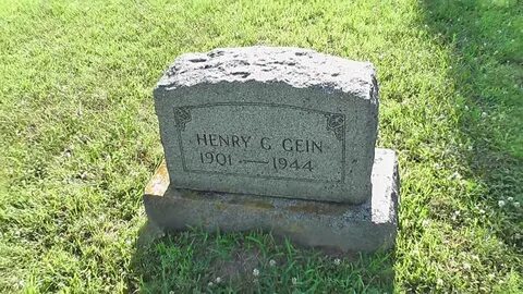 Serial Killer Ed Gein's grave site in Plainfield, Wisconsin.