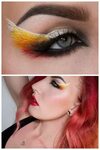Hot Fire Makeup Looks to Try for Fun Fire makeup, Eye makeup