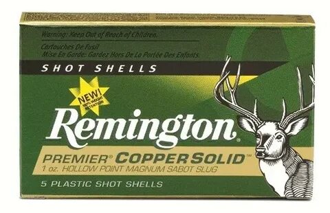 Пулевой патрон Remington калибр 12/70Premier Copper Solid Sa