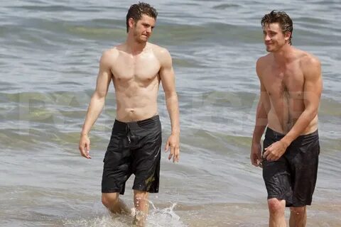 Andrew Garfield and Garrett Hedlund Shirtless Pictures in Ha