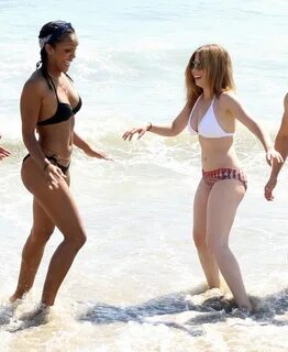 JENNETTE MCCURDY in Bikini at Santa Monica Beach - HawtCeleb