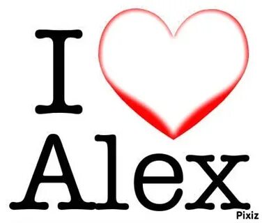 Photo montage i love Alex - Pixiz