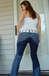 Desperation Wetting In Her Jeans - Locked Out Images, Pictur