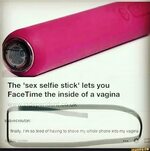 The 'sex selfie stick' lets you FaceTime the inside of a vag