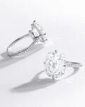 Elegant Platinum and Diamond Ring lot Fine jewelry, Diamond 