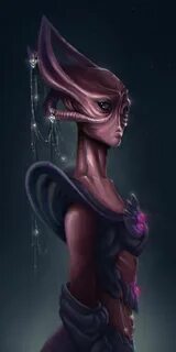 Character design. Female alien. Alien concept art, Alien cha