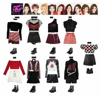 TWICE - LIKE OOH AHH 💚 💛 💜 💙 ❤ 💖 Next clothes, Fashion, Outf