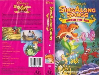SING ALONG SONGS UNDER THE SEA VHS PAL VIDEO eBay