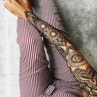 Pin by MIRANDA on *Tats* Mandala tattoo sleeve, Feminine tat