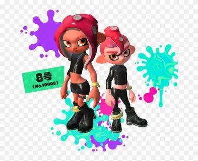 View Chara 8 , - Splatoon Agent 8 Male, HD Png Download - 75