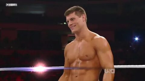 Cody Rhodes Shirtless in WWE Monday Night Raw 20111121 - Shi