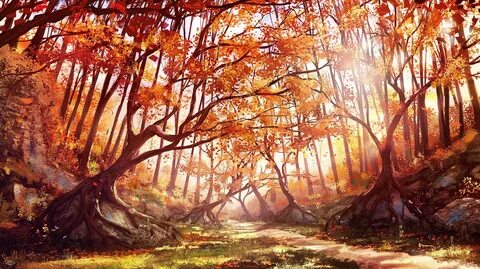 Autumn forest, Renaud Perochon Autumn forest, Art, Fantasy l