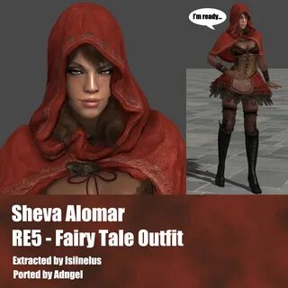 Sheva Alomar RE5 Fairy Tale Outfit by Adngel on DeviantArt