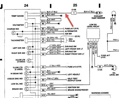 Ford Ranger Instrument Cluster Wiring Diagram autocardesign