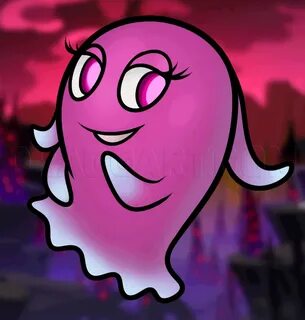 How To Draw Pinky From Pac Man And The Ghostly Adventures, S