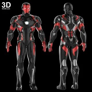 3D Printable Suit: Thanos and Iron Man Mark XLVI Fusion Armo