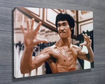 Wall Hangings Bruce Lee Enter The Dragon Martial Arts Canvas