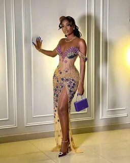 Image gallery for: 2022 latest and stunning aso ebi dress for ladies.