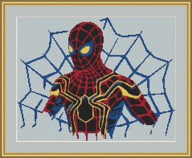 Spiderman Cross Stitch Pattern, Far from Home Cross Stitch, 