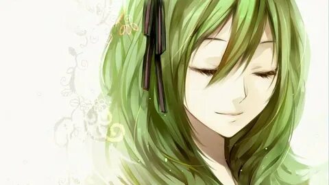 Green haired female illustration, anime HD wallpaper Wallpap