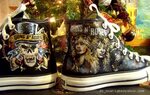 hand painted 'Guns n Roses' by alcat2021 on DeviantArt