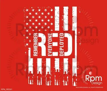 On Friday We Wear Red To Remember Everyone Deployed SVG On F