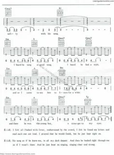 Killing Me Softly With His Song by Roberta Flack(2) Guitar T