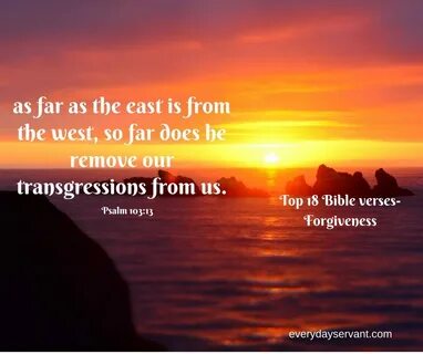 Top 18 Bible Verses-Forgiveness - Everyday Servant