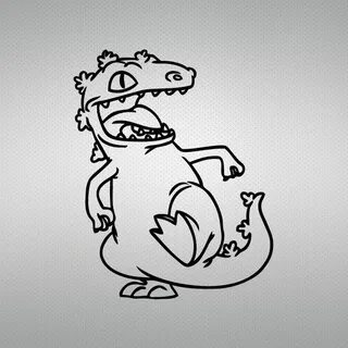 SALE price - Reptar - Rugrats - Dinosaurs - Kids TV Show - C