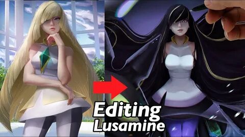 Editing Lusamine (Ultrabeast fusion) (DIGITAL PAINTING) - Yo