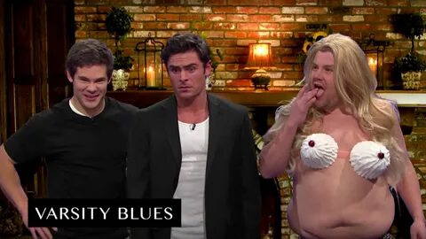 James Corden Pays Homage To 'Varsity Blues' In Whipped Cream