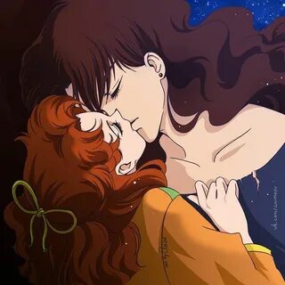 Naru and Nephrite kiss by Ash Сэйлор мун, Сейлор мун, Аниме