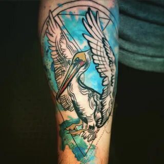 Brittany’s pelican tattoo Pelican tattoo, Tattoos, Alligator