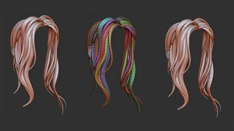 ArtStation - ZBrush Hair Strands, Insert Multi-Mesh Curve Br