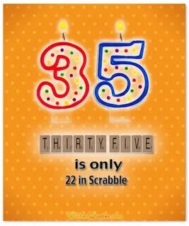 35th Birthday Wishes By WishesQuotes
