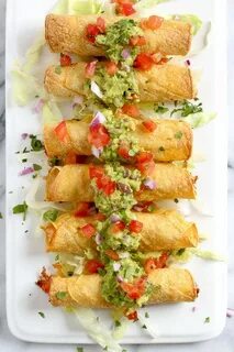 Baked Shrimp Taquitos (Skinnytaste) Skinny taste recipes, Re