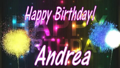 Happy birthday Andrea - YouTube