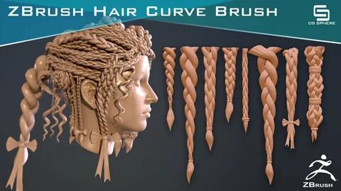 Zbrush Hair Curve Brush - YouTube