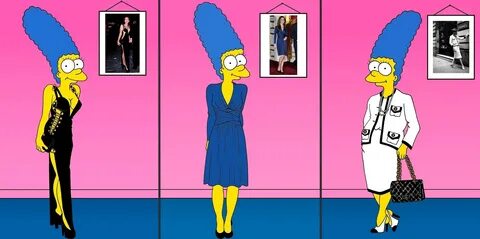Palombo Vogue Iconic Dresses Marge Simpson Kate Issa Coco Ch