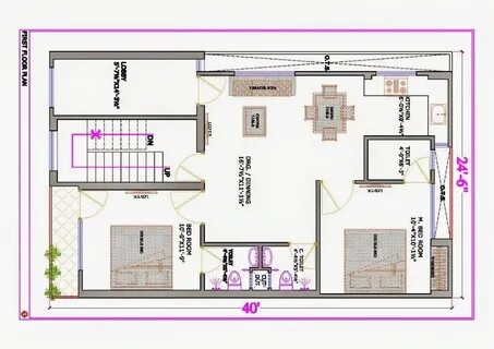 House Plan 25 X 50 New 40 X 50 Home Plans Of House Plan 25 X