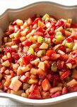 Fruit Salsa With Baked Cinnamon Chips - The Girl Who Ate Eve