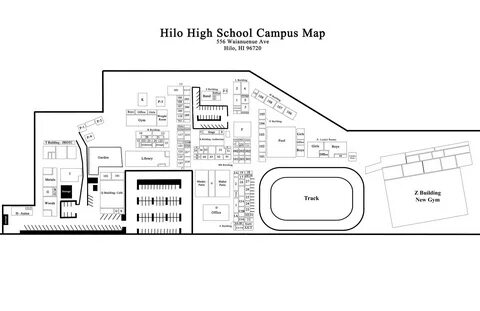 High School Campus Map Zip Code Map