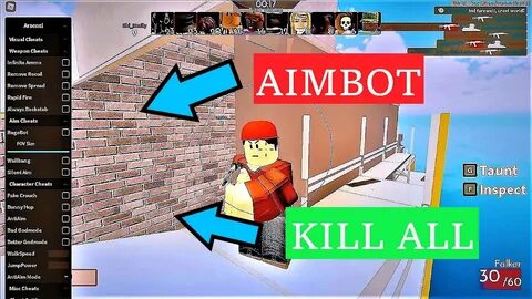 ✔ WORKING OP ARSENAL AIMBOT/KILL ALL SCRIPT! PASTEBIN 📝 *202