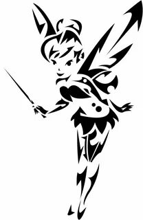 Emo Tinkerbell Emo tinkerbell coloring pages Tinkerbell wall