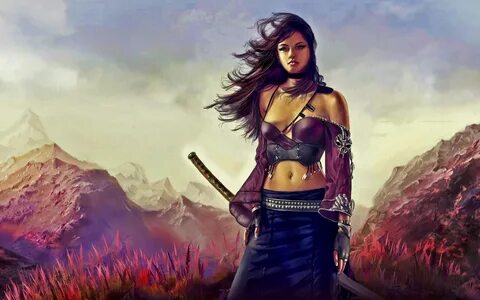 Fantasy Women Warrior Art